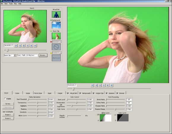 Перед применением Chromakey